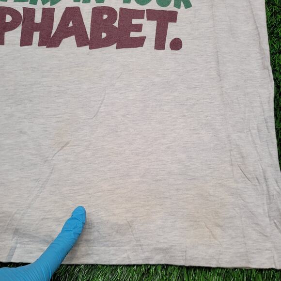 Vintage 90s AND 1 Trash Talk Tee Mens M USA Streetball Basketball - Picture 3 of 16